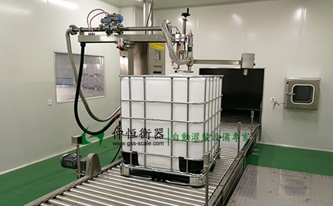 GAF-1500SA自動液體灌裝機現場安裝完成