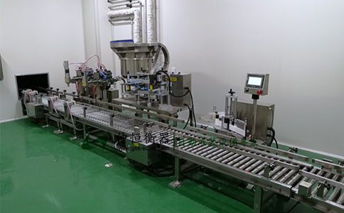 GAF-30SA液體自動灌裝線現場安裝調試完成