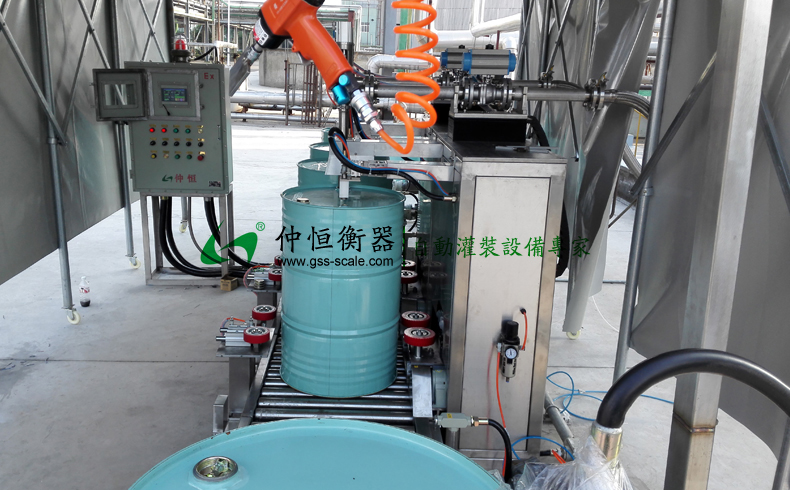 仲恒GAF-300LM-Ex自動尋口灌裝線 客戶現場安裝調試1